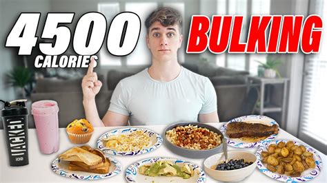 4500 Calorie Full Day Of Eating Bulking For Maximum Gains YouTube