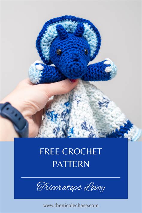 Dinosaur Lovey Crochet Pattern Crochet Patterns Free Beginner Disney