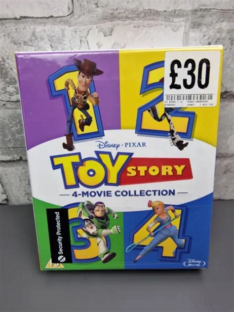 DISNEY PIXAR S Toy Story 1 4 Boxset Blu Ray Free UK P P Retail