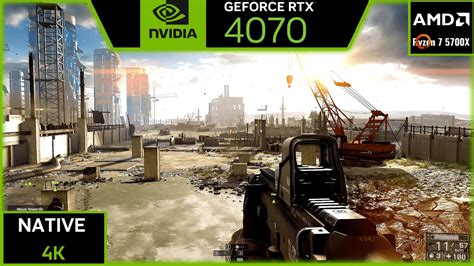 BATTLEFIELD 4 RTX 4070 MAX SETTINGS NATIVE 4K YouTube