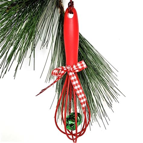 Kitchen Ornaments Holiday Whisk Xmas Ladle Frosty Spatula