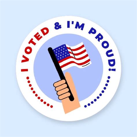 I Voted Sticker Template - prntbl.concejomunicipaldechinu.gov.co