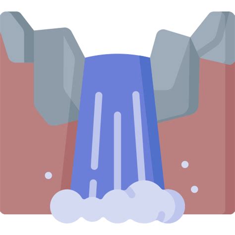 Waterfall Special Flat Icon