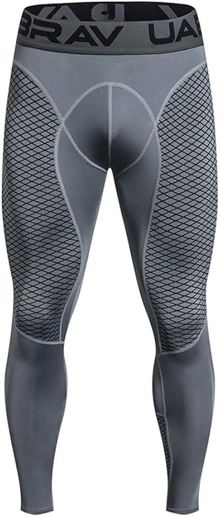 Amygline Yoga Hose Herren Sport Leggings Fitnesshose Trainingshose