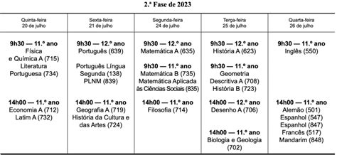 Exames Nacionais Calend Rio Escolar E De Exames Ano Letivo Hot Sex