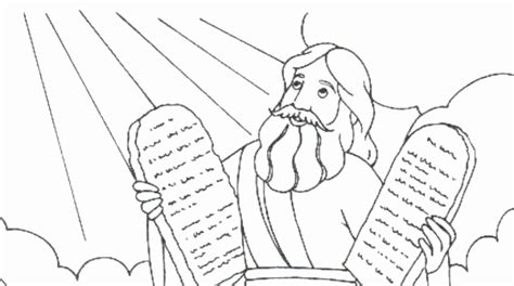 Moses Ten Commandments Coloring Pages at GetColorings.com | Free ...