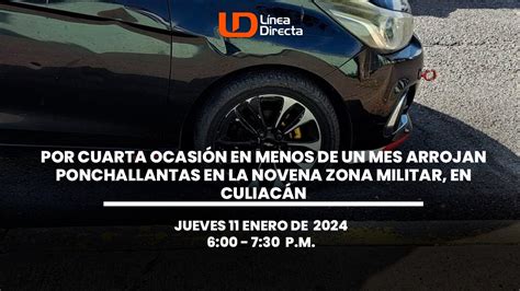 Por cuarta ocasión en menos de un mes arrojan ponchallantas en la