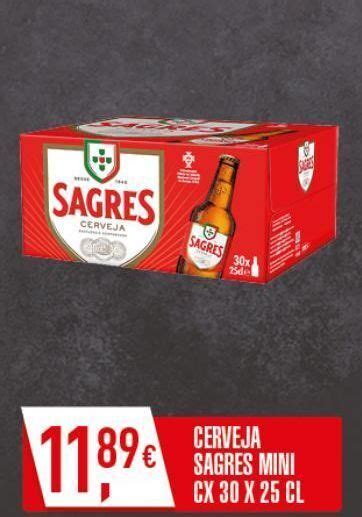 Promoção Cerveja sagres em Miranda Supermercados