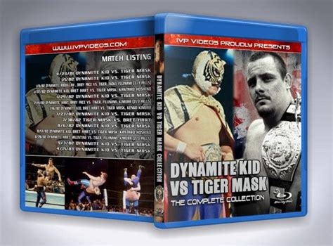 Best of Dynamite Kid Vs Tiger Mask Single Disc Blu-ray With Cover Art ...