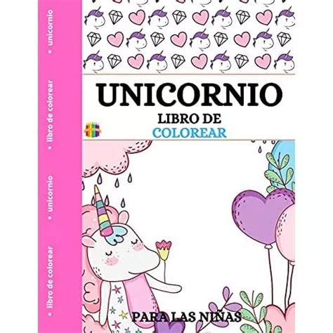 Libro Para Colorear De Unicornios Paginas Para Colorea Paperback New