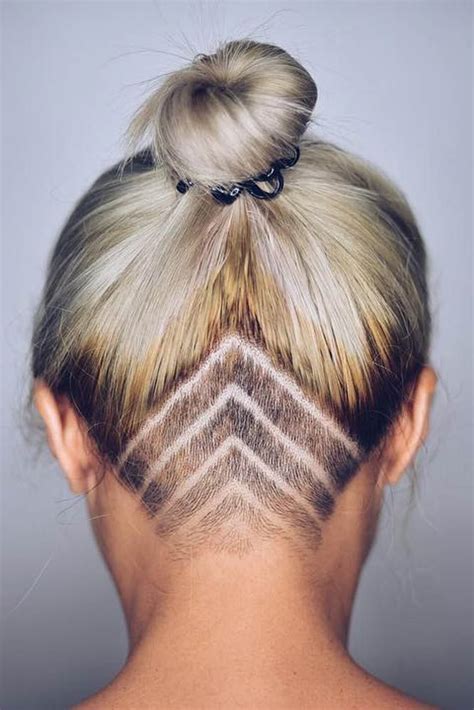 Favorite Undercut Hairstyle Women Designs Blonde