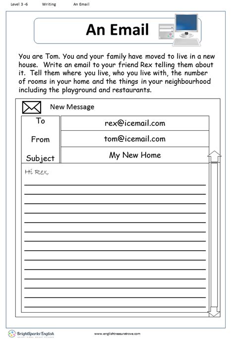 Esl Writing An Email Worksheets