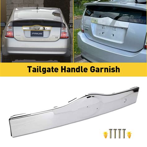 For Prius Rear Exterior Tailgate Liftgate Handle Garnish