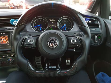 Carbon Fibre Steering Wheel Vw Golf Mk Gti R Eldens Autobahn