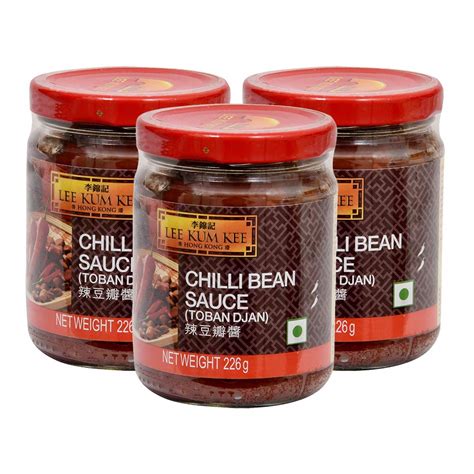 Lee Kum Kee Chilli Bean Sauce Toban Djan 7 97 Oz 226 G 3 Pack