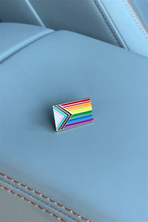 Progress Pride Flag Pin Soft Enamel All Inclusive Pride Flag Etsy