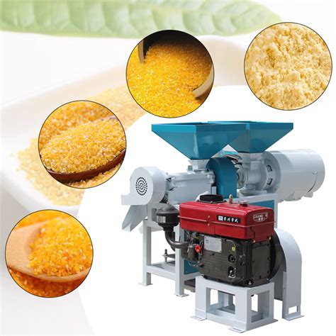 Electric Industrial Maize Flour Mill Corn Grits Grinder Mill Machine