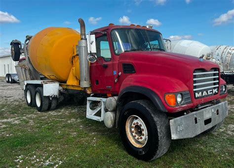 2007 Mack Granite Cv513 Concrete Mixer Truck Bic Auctions