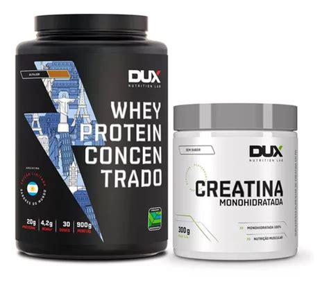 Whey Concentrado Sabores Do Mundo Creatina Dux Nutrition Frete Grátis