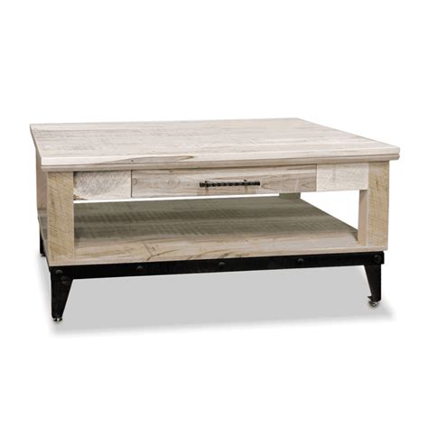 Mission Solid Wood Rustic Coffee Table Naked Furniture Starts At 2869