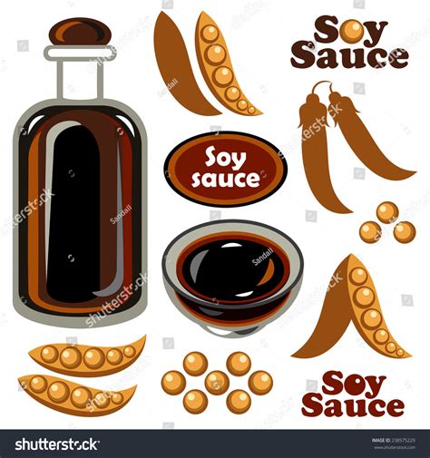 Soy Sauce Stock Vector Royalty Free 238575229 Shutterstock