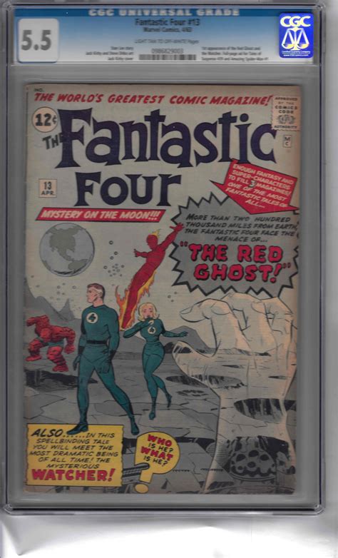 Fantastic Four Cgc Graded St Watcher And Red Ghost