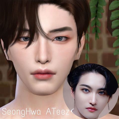 Sims Characters Seonghwa Ateez Sims By Kj Sims Sims 4 Sims 4 Cc