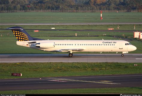 D AFKC Contact Air Fokker 100 F28 Mark 0100 Photo by Björn Wylezich