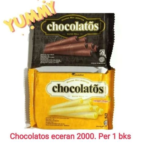 Jual Chocolatos Roll 1 Bungkus Rasa Keju Dan Coklat Dark Coklat Di