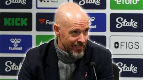 Erik Ten Hag Full Post Match Press Conference Everton Manchester