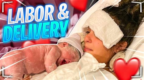 My Raw Induced Labor And Delivery Vlog Reaction Youtube