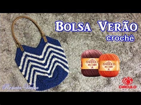 Bolsa Em Croche Linda E F Cil Renata Vieira Youtube