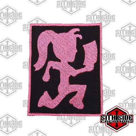 Insane Clown Posse Hatchet Girl Pink Patch Icp New Sew On Or Iron