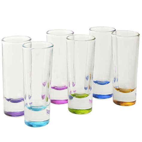 Assorted Colors Shot Glasses Pier1 Us Wine Glass Set Shot Glasses Shot Glass Desserts