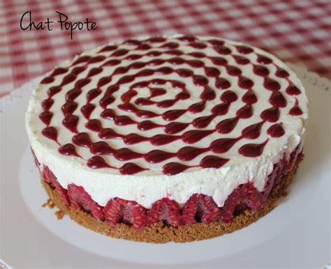 Cheesecake Sp Culoos Framboises Et Chocolat Blanc Sans Cuisson