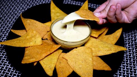 Nacho Chips Recipe With Cheese Dip Sauce Corn Tortilla Chips