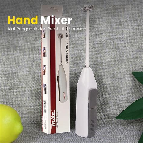 Jual Hand Mixer Pembuih Kopi Susu Elektrik Handle Stirrer Whisk Milk