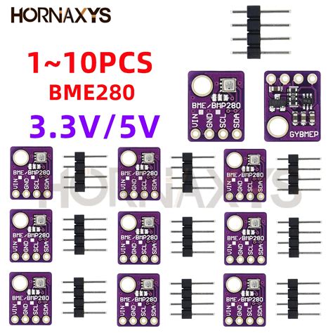 1 10PCS BME280 5V 3 3V Digital Sensor Temperature Humidity Barometric