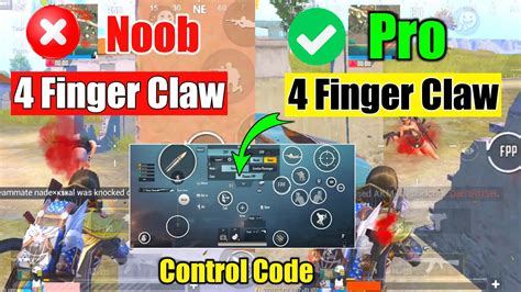 Best Pro 4 Finger Claw Pubg Mobile Gyroscope With Control Code Pubg 4