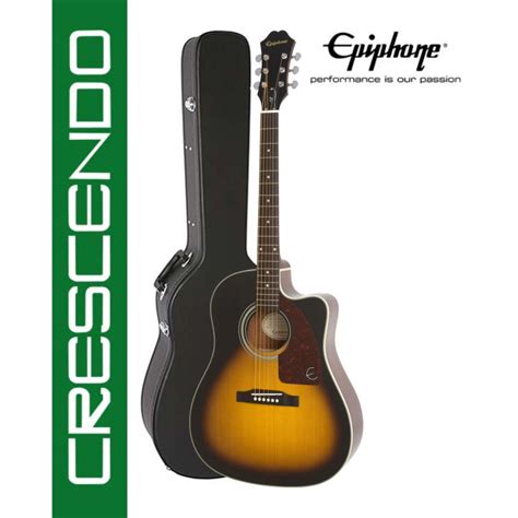 Epiphone Ee Vsch J Ec Deluxe Fishman Presys Ii Sunburst Acoustic