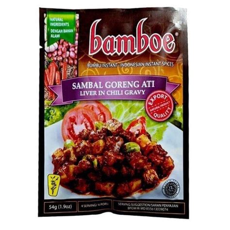 Bumbu Sambal Goreng Ati Bamboe Gr Halal Lazada Indonesia