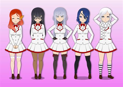 Student Council Yandere Simulator Kisekae Ver By Indeppu On Deviantart