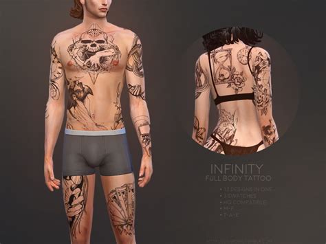 Aggregate More Than Sims Full Body Tattoo Super Hot In Cdgdbentre