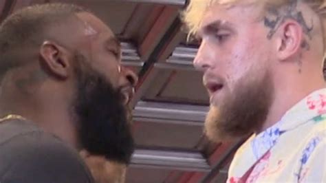 Jake Paul Vs Tyron Woodley Face Offs Youtube