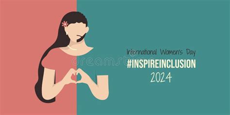 International Women S Day Banner Of Inspire Inclusion 2024 Person Fold