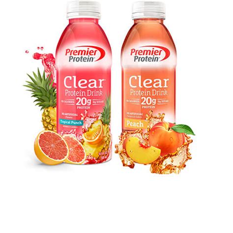 Premier Protein Complete Clear Drinks Variety Pack Free Day