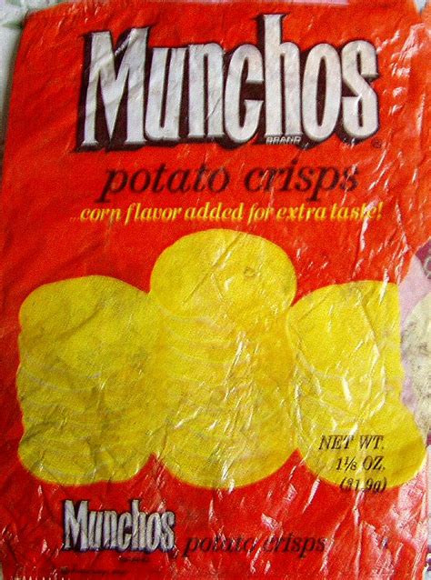 Late 1970s Munchos Potato Crisps Chips Bag A Photo On Flickriver