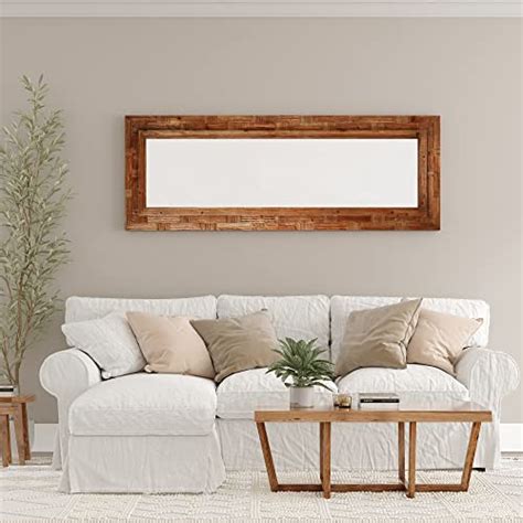 Barnyard Designs X Leaner Floor Mirror Full Length Large Rustic