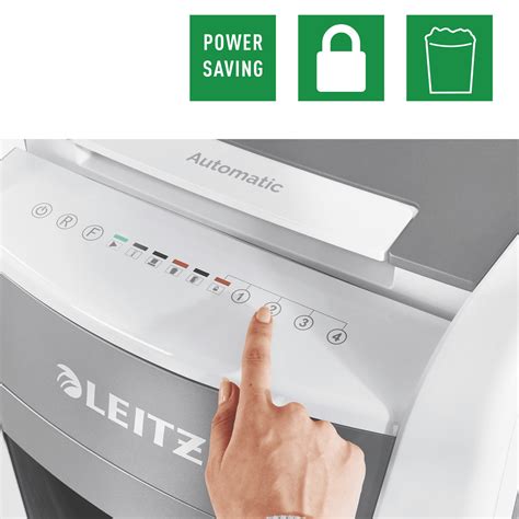 Leitz IQ Autofeed Office 300 Automatic Paper Shredder P5 LEITZ