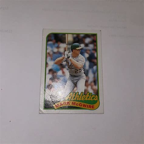 Mark Mcgwire Baseball Card Ebay